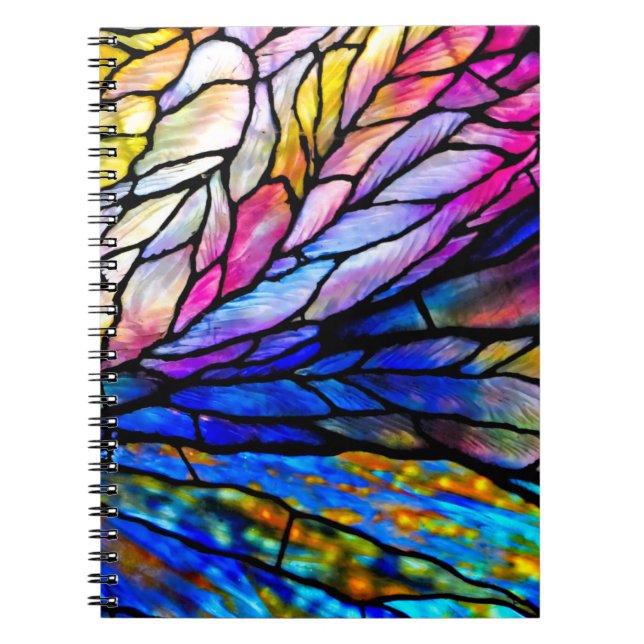 Stained Glass, Tiffany - Style,  Notebook (Front)