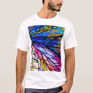 Stained Glass, Tiffany - Style,  T-Shirt