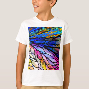 Stained Glass, Tiffany - Style, T-Shirt