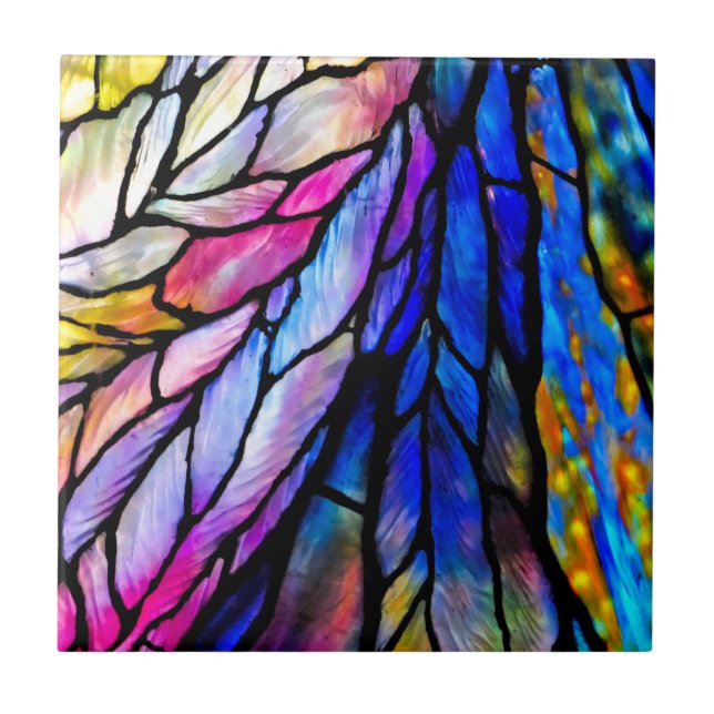 Stained Glass, Tiffany - Style,  Tile (Front)