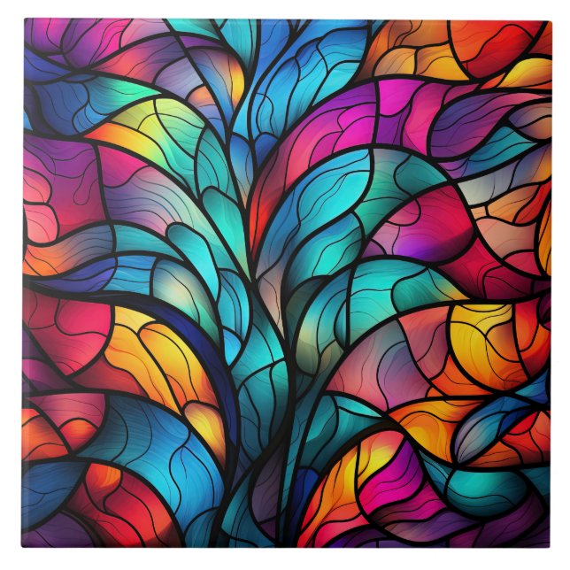 Stained Glass  Tile (Front)