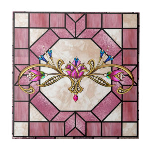 Stained Glass Tile Design - SRF