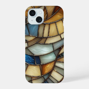 Stained Glass Waves iPhone 15 Case