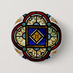 Stained Glass Window 2 Inch Round Button