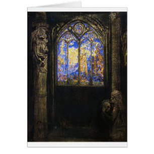 Stained Glass Window by Odilon Redon