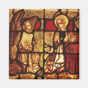 Stained glass window depicting the Annunciation, G Magnet