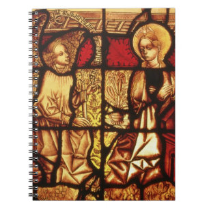 Stained glass window depicting the Annunciation, G Notebook