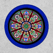 Stained Glass Window Illustrated Religious Church