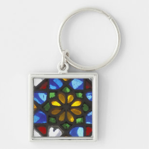 Stained glass window inside the National Keychain
