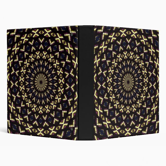 Stained Glass Window Kaleidoscope 11 Binder (Background)
