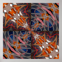 Stained Glass Window Kaleidoscope 18