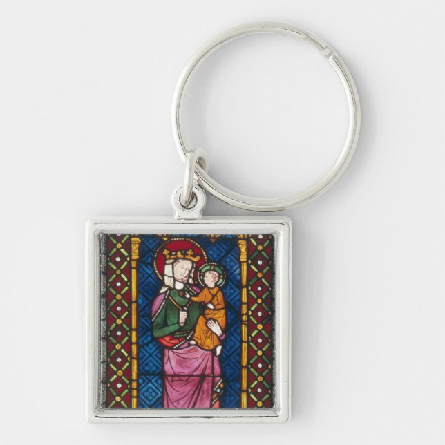 Stained Glass Window Keychain (Front)