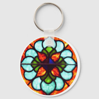 Stained Glass Window Keychain