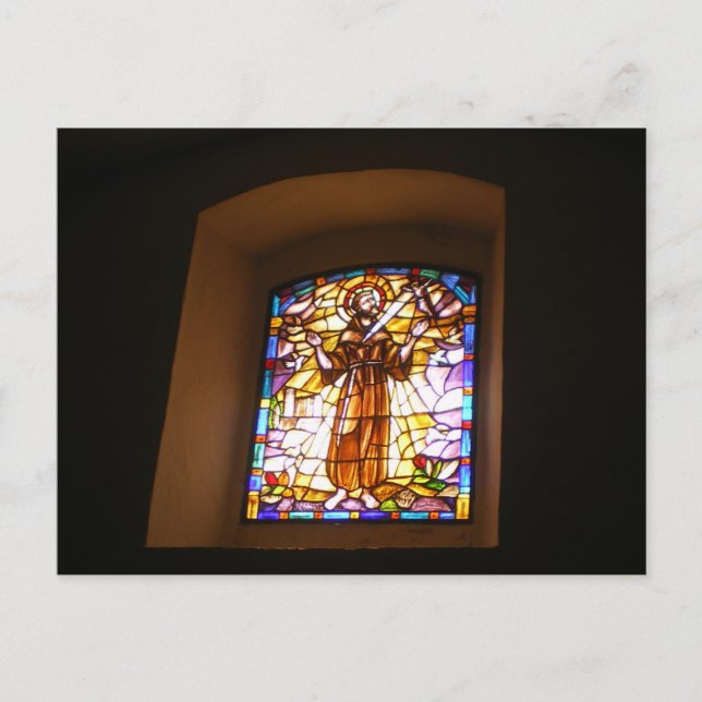 Stained Glass Window Postcard (Front)
