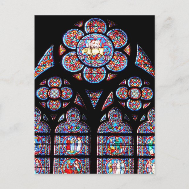Stained Glass Window Postcard (Front)