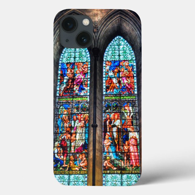 Stained Glass Window, Salisbury Cathedral, UK Case-Mate iPhone Case (Back)