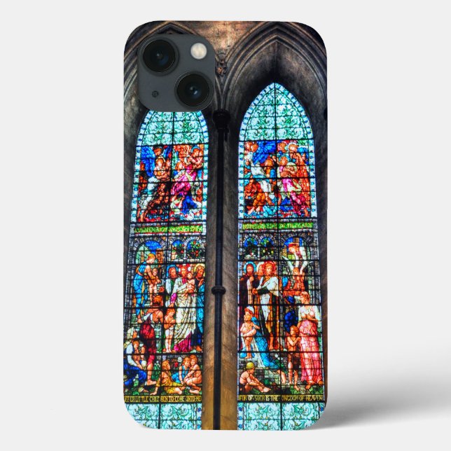 Stained Glass Window, Salisbury Cathedral, UK Case-Mate iPhone Case (Back)