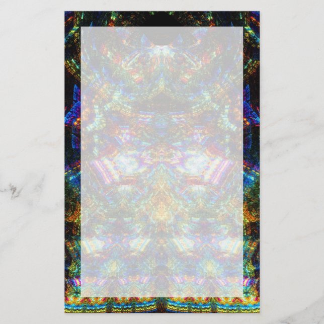 Stained Glass Window Stationery (Front)