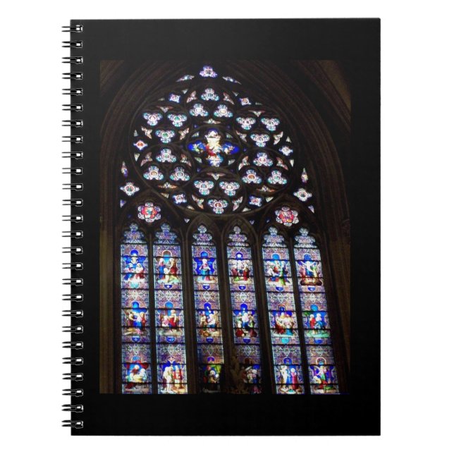 'Stained Glass Windows' Notebook/Journal Notebook (Front)
