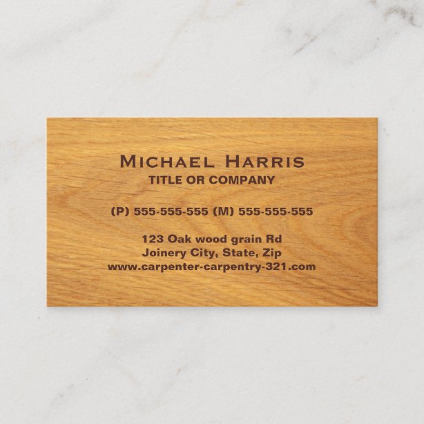 Hardwood Flooring Business Cards & Profile Cards Zazzle CA