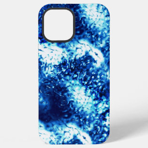 Stained showy blue looks like frosted glass  iPhone 12 pro max case