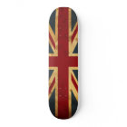 Stained Union Jack UK Flag