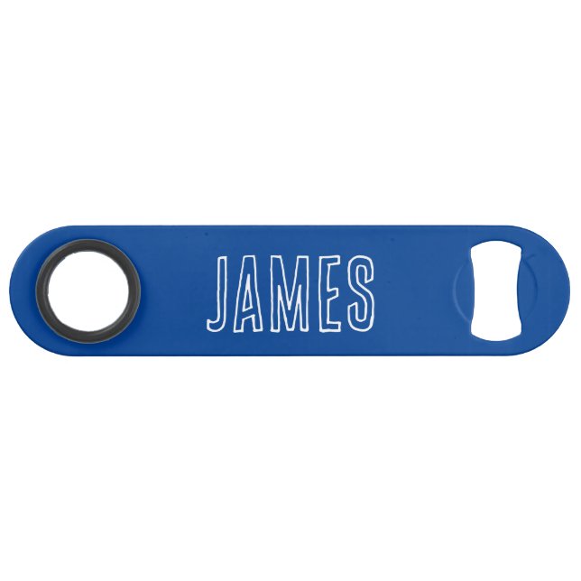 Stainless Steel Bottle Opener Bar Key (Front (Horizontal))