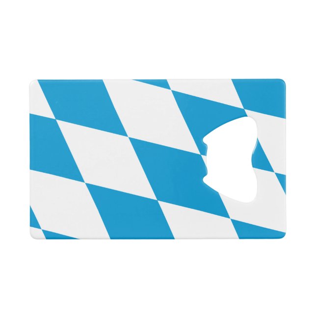 Stainless Steel Bottle Opener Bavaria flag Credit Card Bottle Opener (Front (Horizontal))