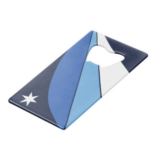 Stainless Steel Bottle Opener flag of Columbia Credit Card Bottle Opener