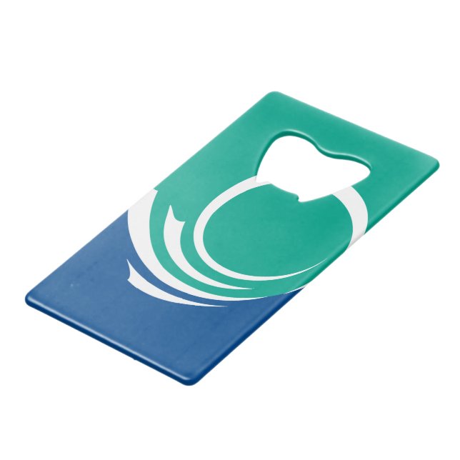 Stainless Steel Bottle Opener flag of Ottawa (Devant Angle)