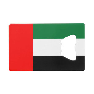 Stainless Steel Bottle Opener UAE flag Credit Card Bottle Opener