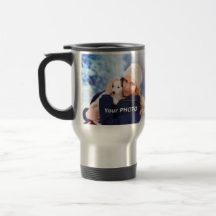 Stainless Steel Coffee Mug with Handle and Lid