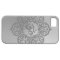 Stainless Steel Effect Floral Aum Graphic