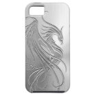 Stainless Steel Effect Phoenix Graphic