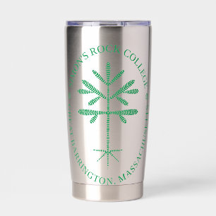 Stainless steel insulated tumbler with green seal