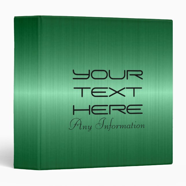 Stainless Steel Metal 4 Binder (Front/Spine)