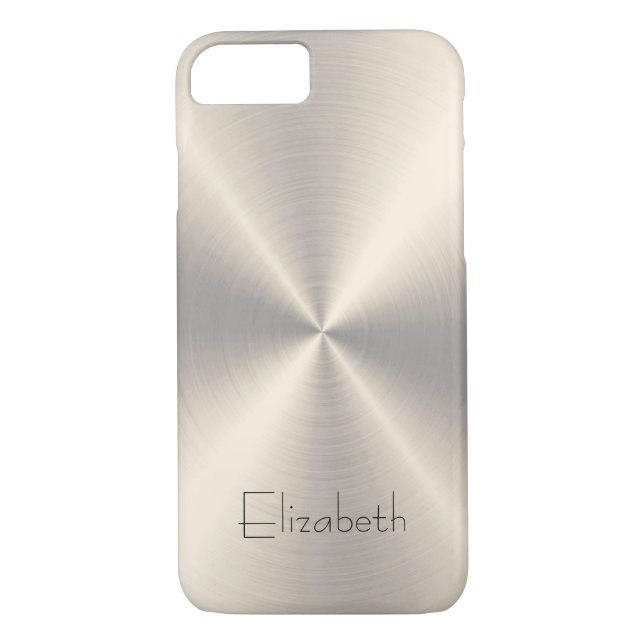 Stainless Steel Metal Case-Mate iPhone Case (Back)