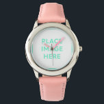Stainless Steel Pink Watch<br><div class="desc">Stainless Steel Pink Watch</div>