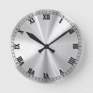 Stainless Steel Round Clock