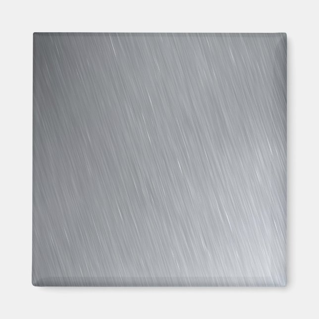 Stainless steel texture with lighting highlights magnet (Front)