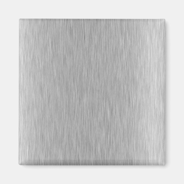 Stainless Steel Textured Magnet (Front)