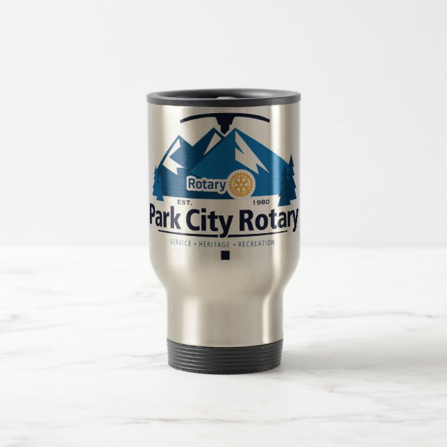 Stainless Steel Travel Mug (Center)