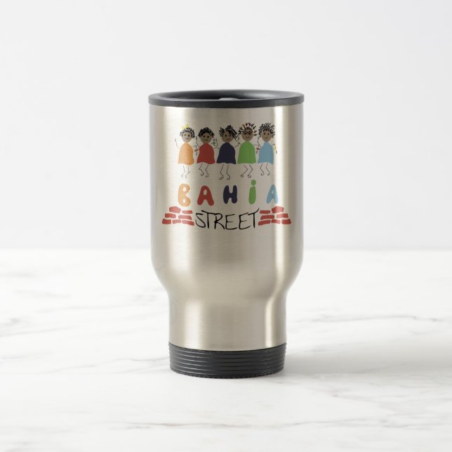 Stainless steel travel mug (Center)