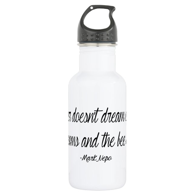 Stainless Steel Water Bottle Just Blossom (Front)