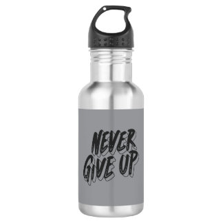 Stainless Steel Water Bottle – Motivational Design