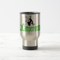 Stainless steel wildcat travel mug