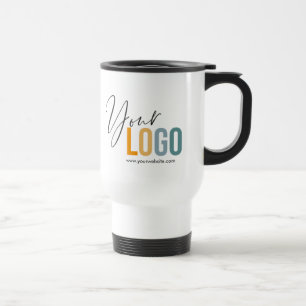 Stainless Travel Mug with Company Logo No Minimum