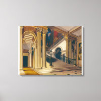 Stair Case, Buckingham House, from 'The History of