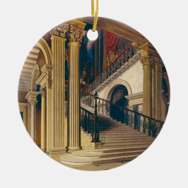 Stair Case, Buckingham House, from 'The History of Ceramic Ornament (Front)