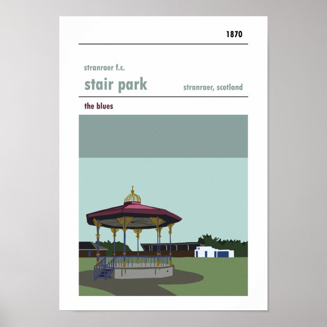 Stair Park, Stranraer Impression du stade (Devant)